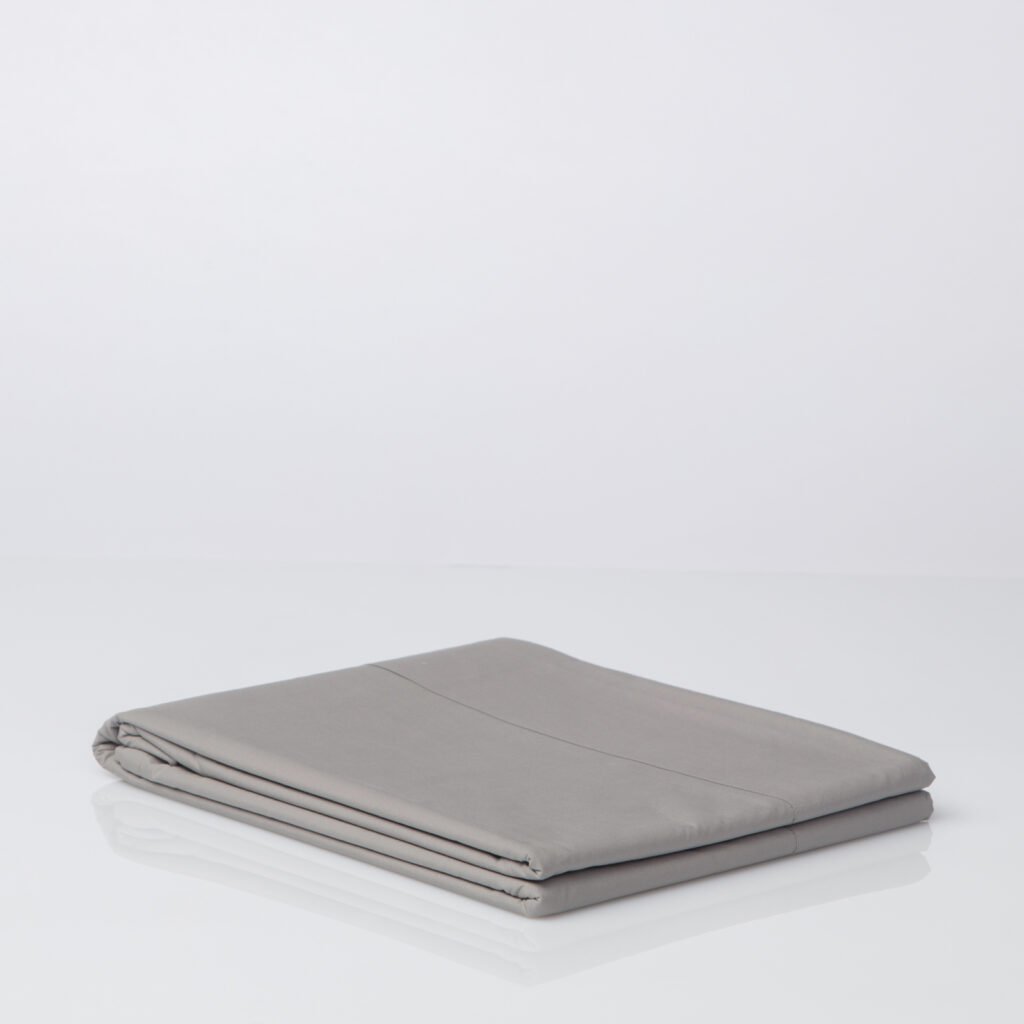 cotton-percale-flat-sheet-stone-grey-1