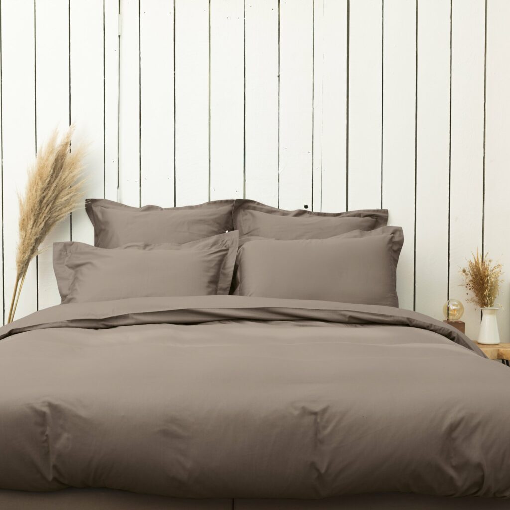 cotton sateen bedroom taupe 3