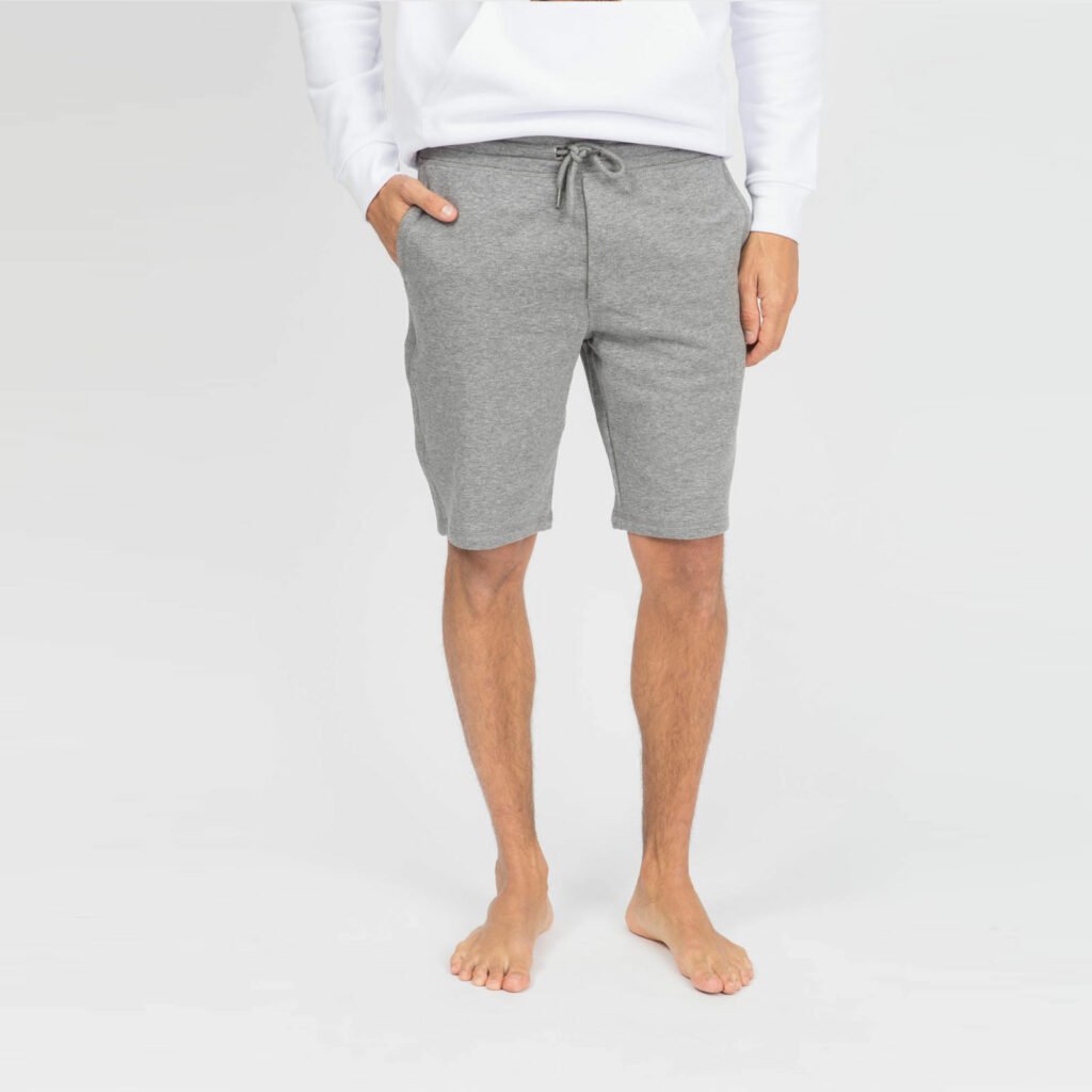 shorts men organic shortss organic shortss mid heather grey 2