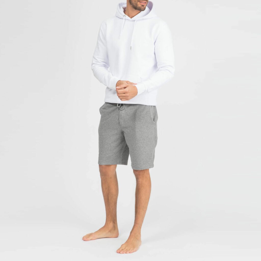 shorts men organic shortss organic shortss mid heather grey 3